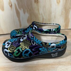 Alegria Good Vibes Leather Clogs Women’s Size 7